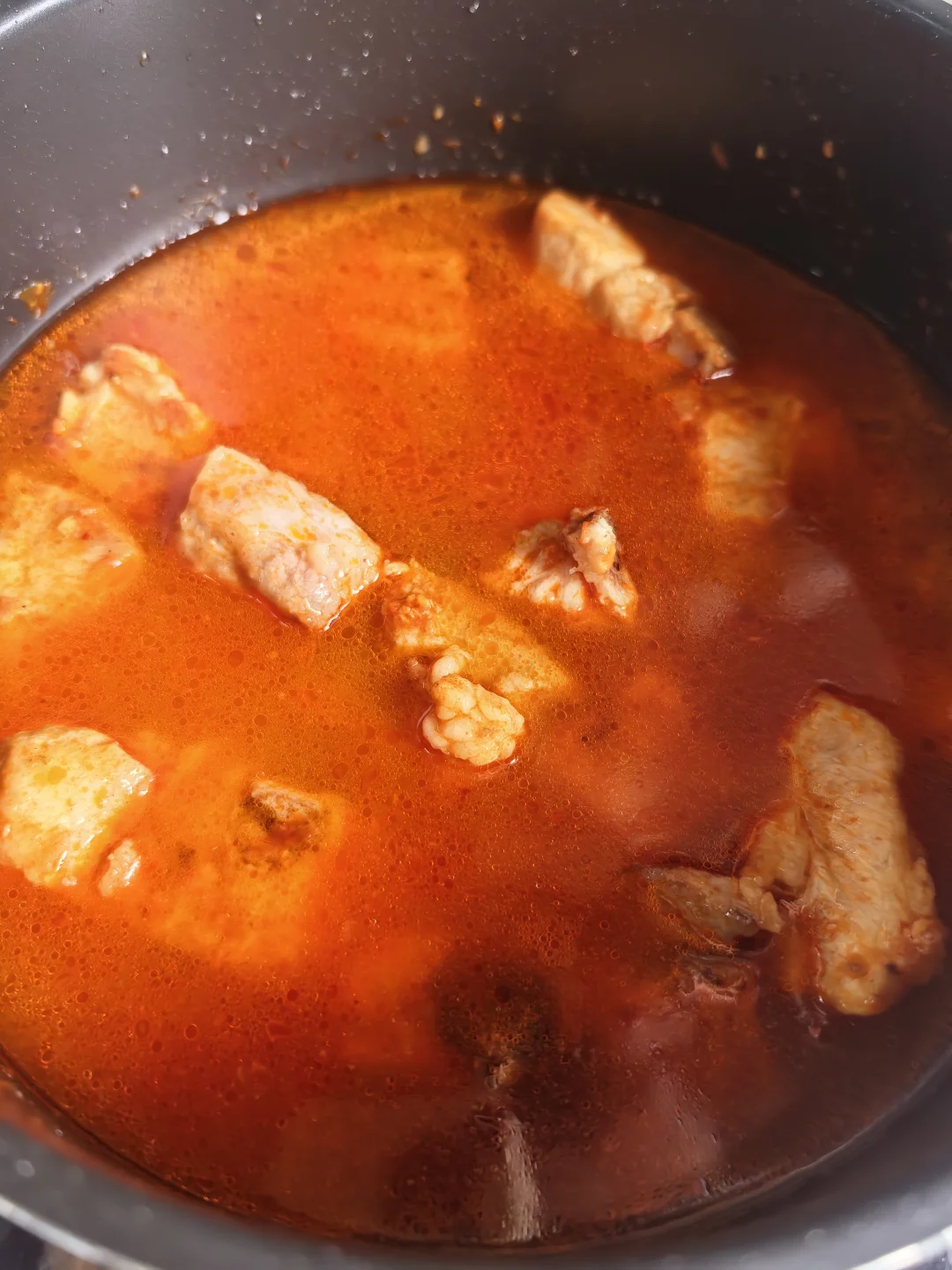 宿舍版韩式辣排骨豆腐汤🍲| 暖乎乎入冬！