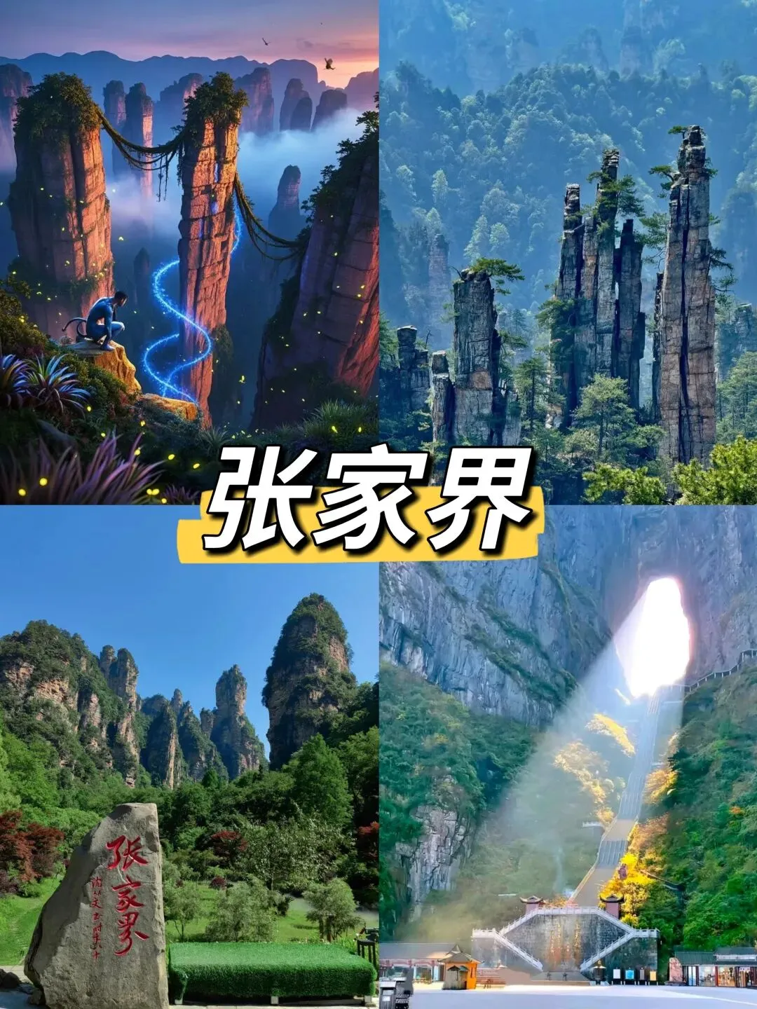 张家界最强攻略|行程路线+必去景点+住宿交通+3日游全指南