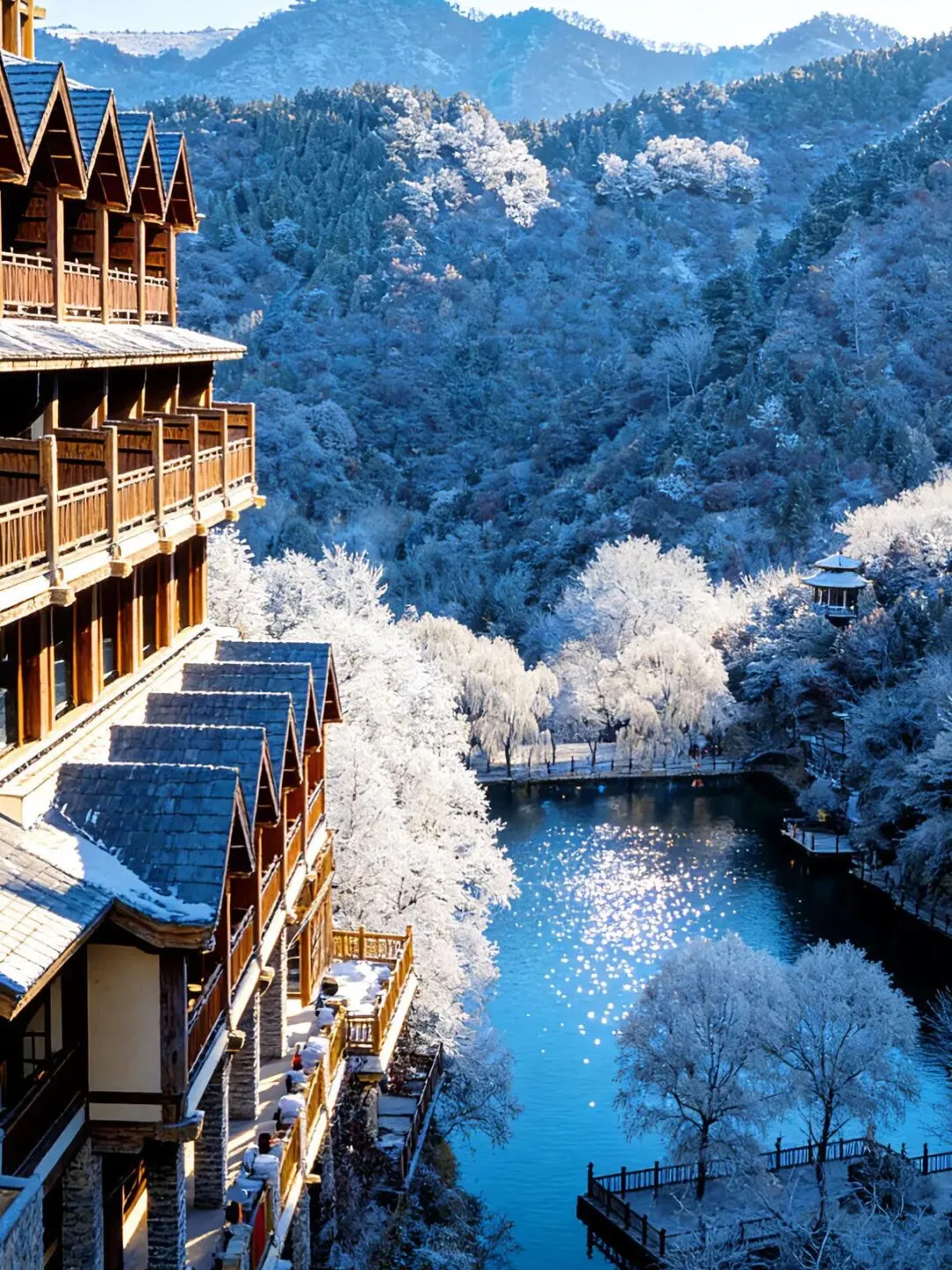 山东旅游推荐好地方——九如山赏雾凇冰瀑