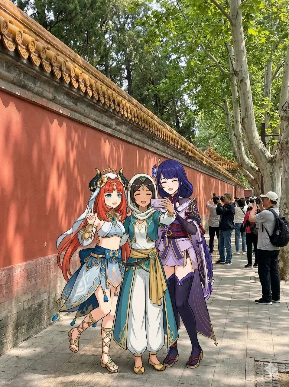 提瓦特众人来青岛旅游啦!