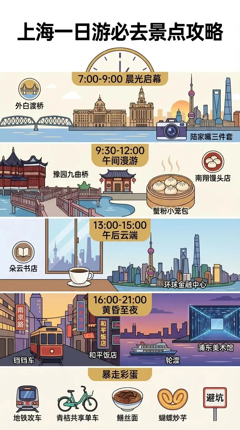 上海一日游必去景点攻略