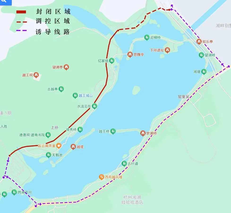 杭州这一景区重要道路全封闭施工!