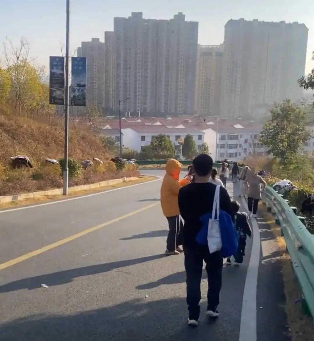 江西南昌一景区山脚现“停衣位”,大量游客将羽绒服脱到路边再爬山:不担心丢失,大家素质都很高