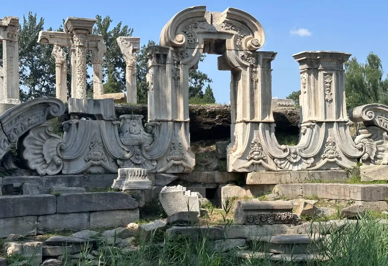 明园遗址公园景区的冬天,5个让人动容的历史痕迹