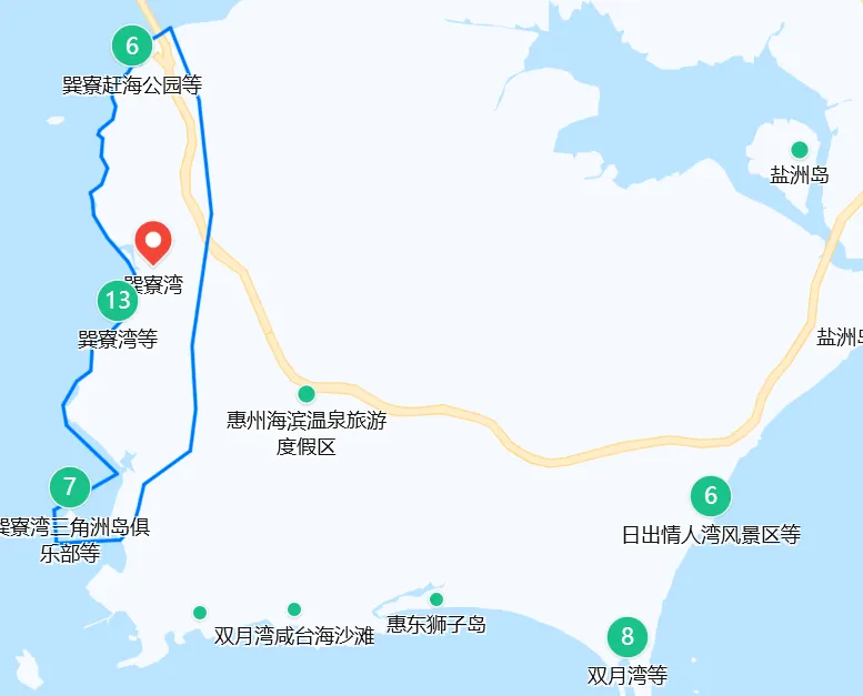 广东省惠州巽寮湾3天2晚旅游攻略