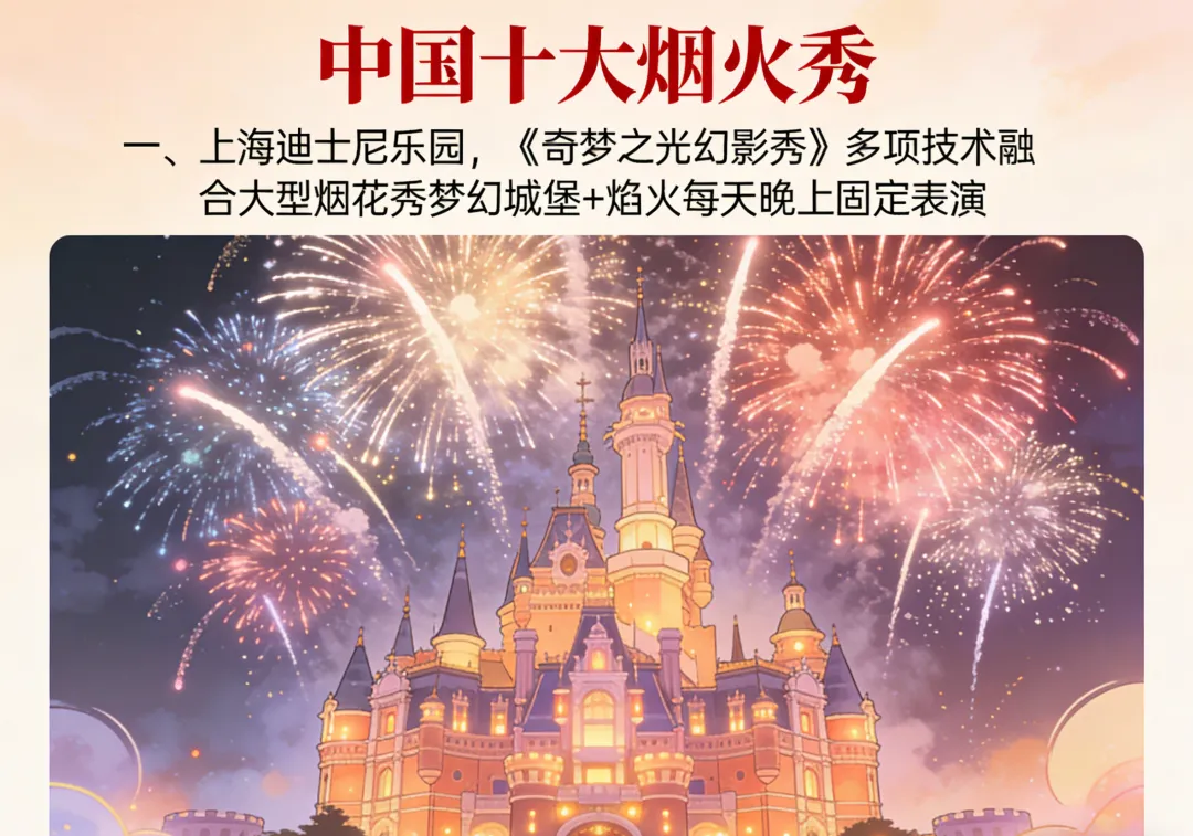 中国十大烟火秀——春节旅游景点