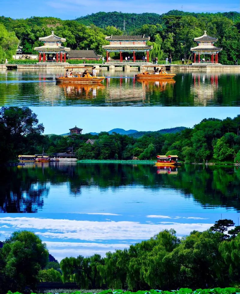 《原以为承德只有景点,没想到武烈河边,大爷看我拍照,笑着递来一碗杏仁茶:“解暑!”》