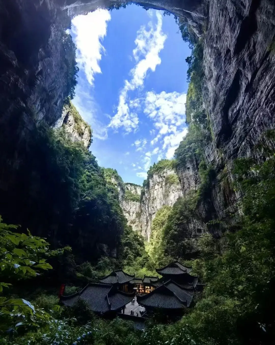 重庆武隆狂喜!天生三桥景区免费了!以前收费125元,如今敞开玩