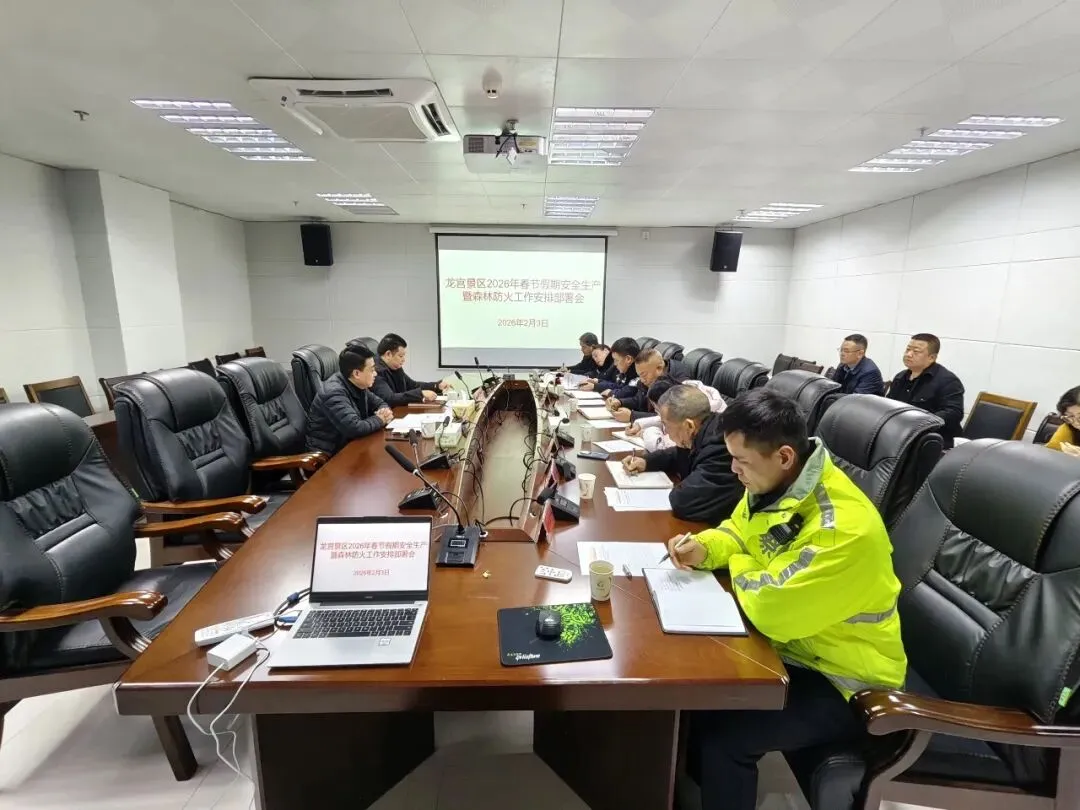 部署有力度 检查有实效—— 龙宫景区推进 2026 年春节节前安全生产暨森林防火各项工作