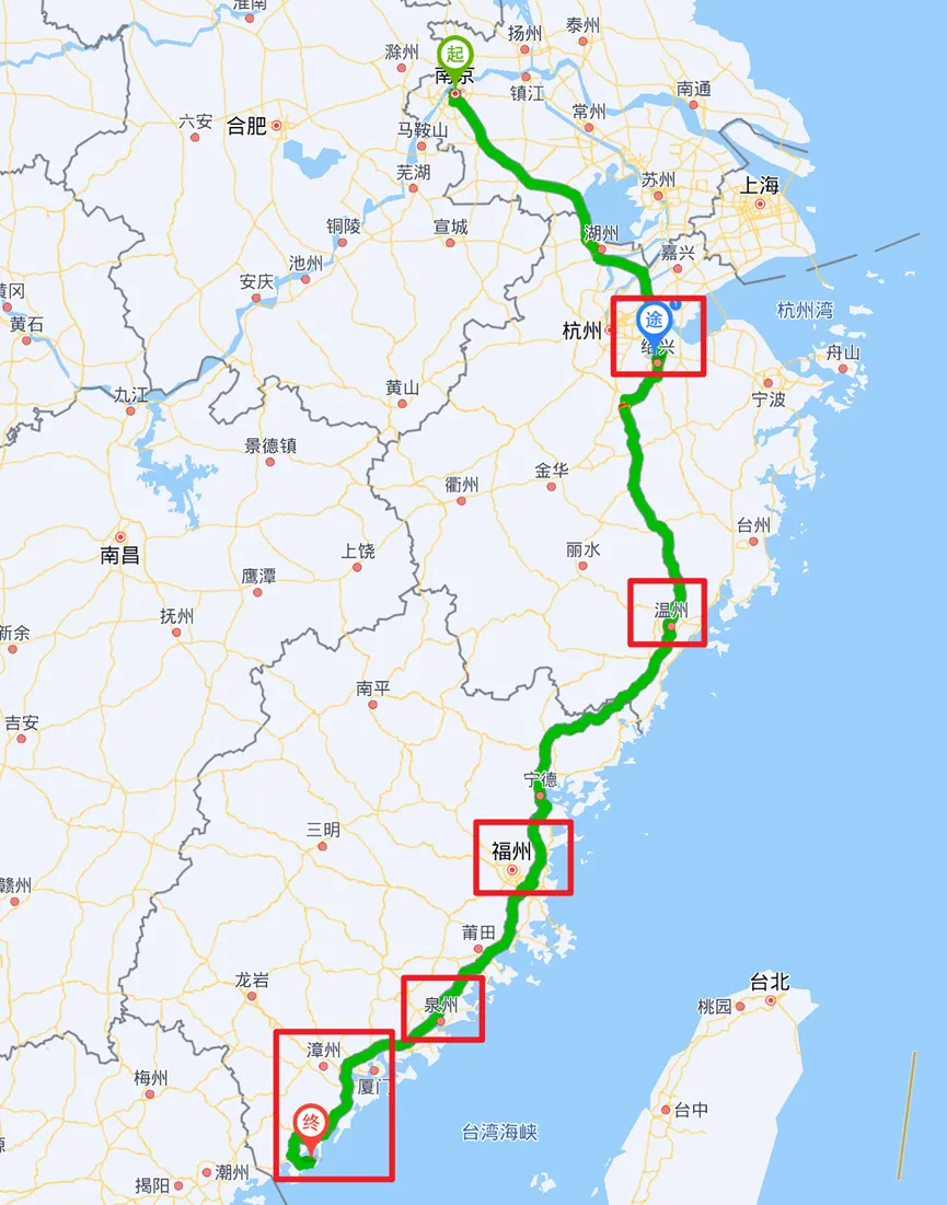 给大家一份南京至闽南的旅游攻略