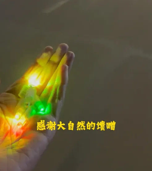 女子内蒙古旅游捡了一路漂亮的小彩灯,称“感谢大自然馈赠”,经提醒才知是丧事“引路灯”