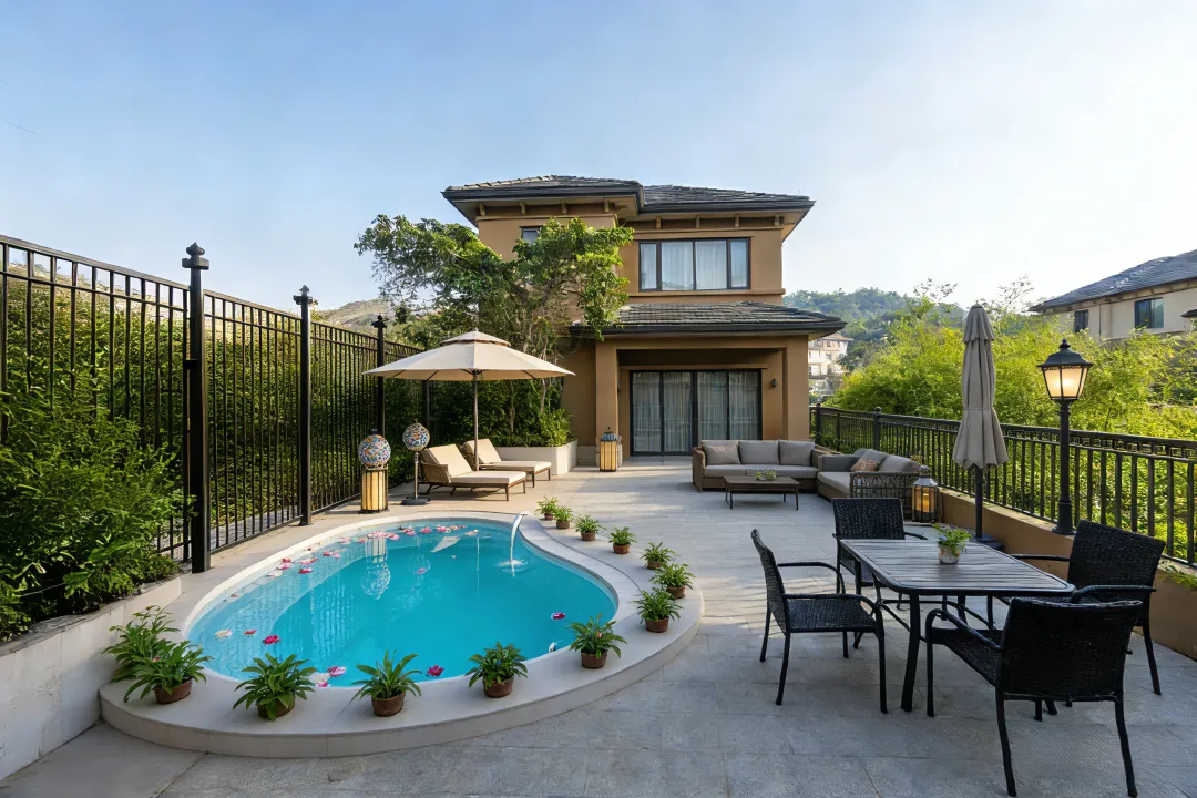 5房9床716温泉景区度假别墅德意志宫廷别墅,春节大家族团圆首选奢华风情独栋 承包全家新年仪式感