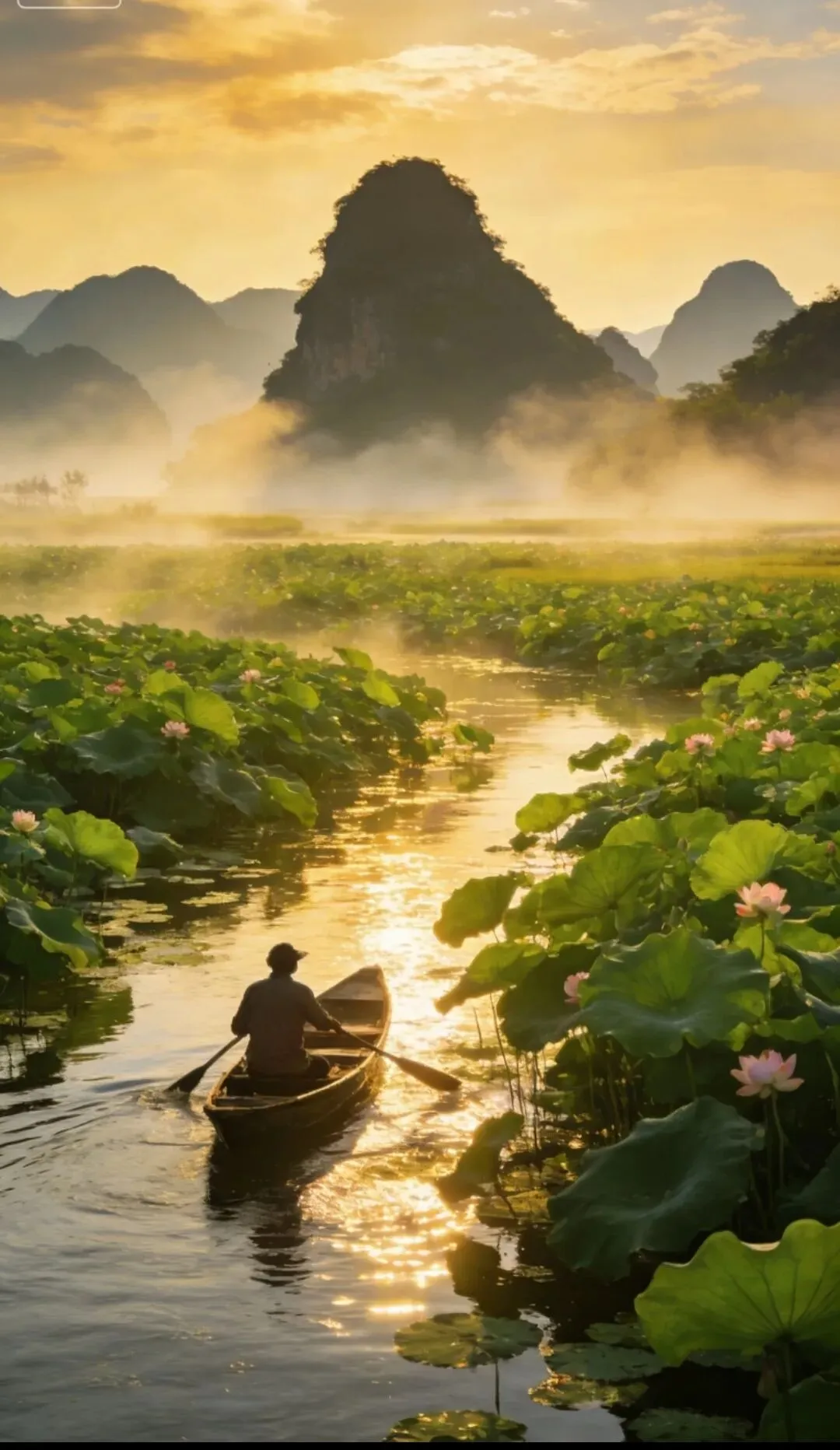 旅游热点,热榜必冲:云南普者黑旅游景区(文山州丘北县,2020年5A)