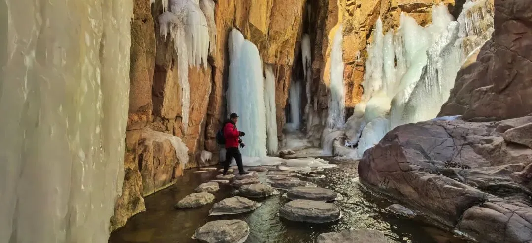 2月8日,桑干河大峡谷景区采风