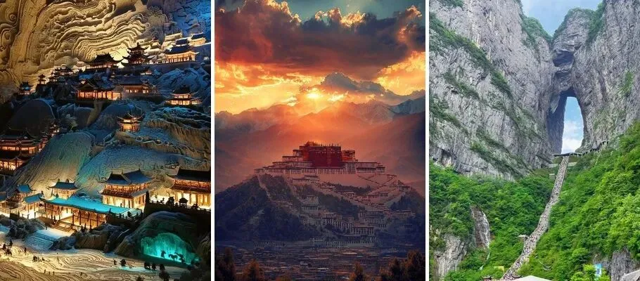 全球只有中国才有的8大景点,一个比一个震撼,70岁前看看你去过几个?