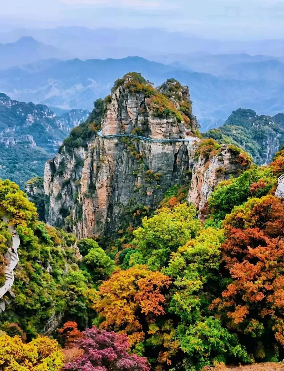 5A景区北方小黄山——白石山免门票了!在亿年大理石峰林邂逅云端仙境