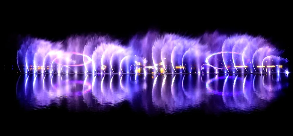 商丘日月湖景区春节节假日期间音乐喷泉播放时间