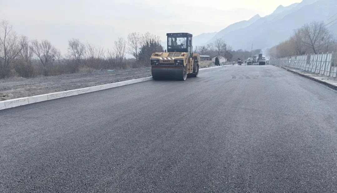 华山景区旅游道路改建项目重要节点顺利启动