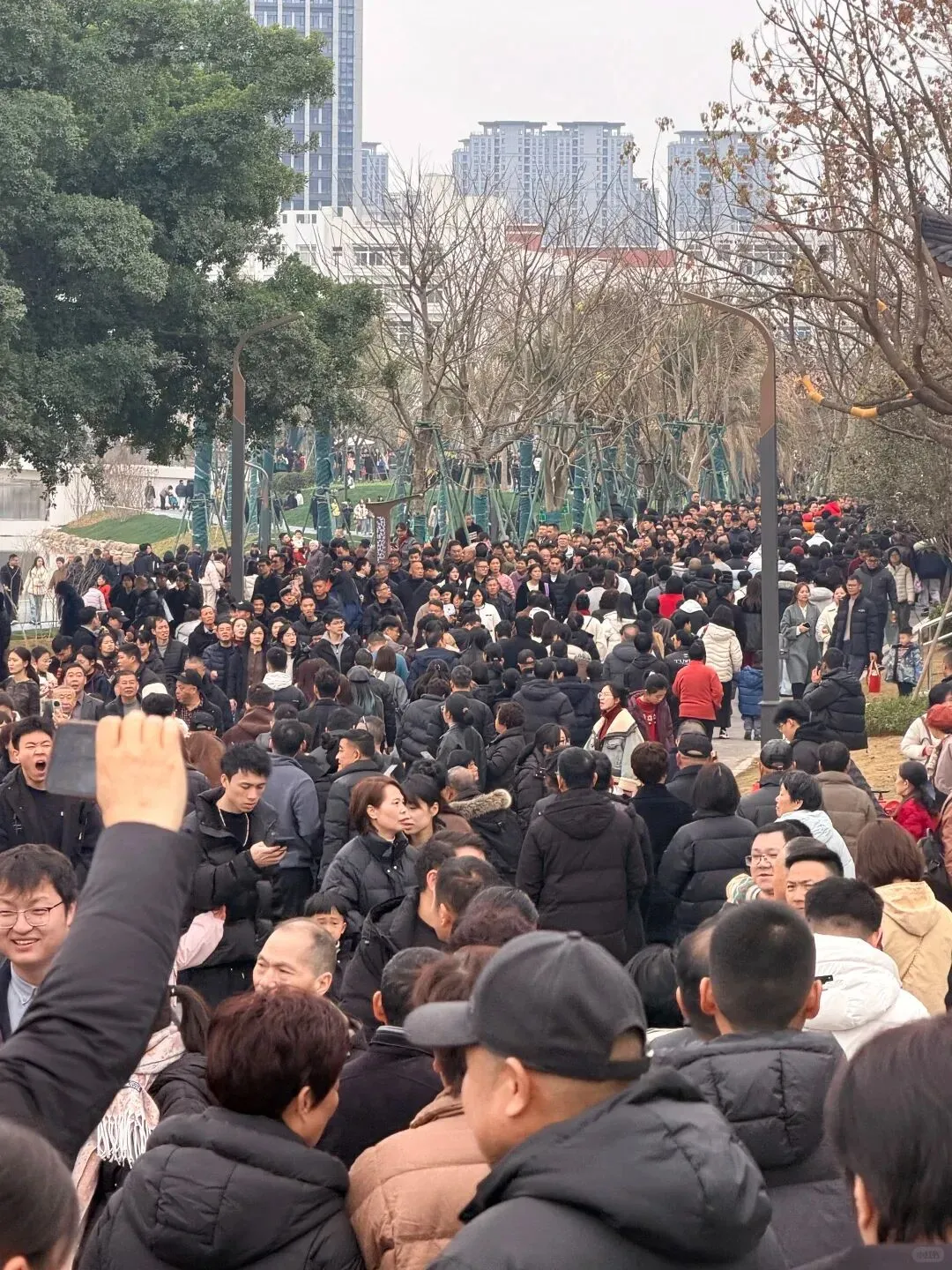 温州这个景区挤爆了