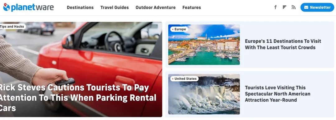 另类的旅游指南网站