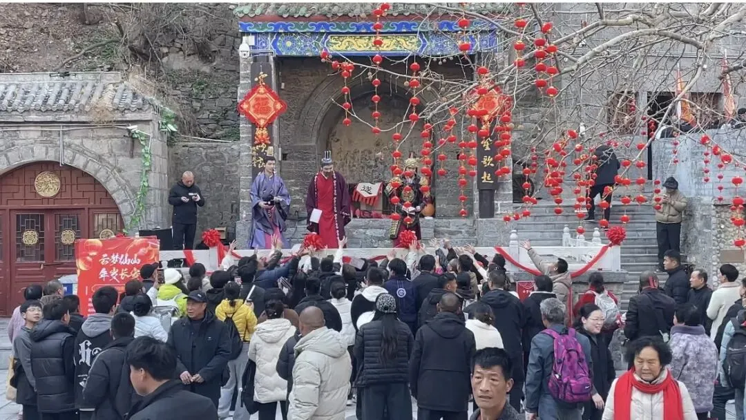 大年初五| 新春迎客忙,云梦山景区客流创新高