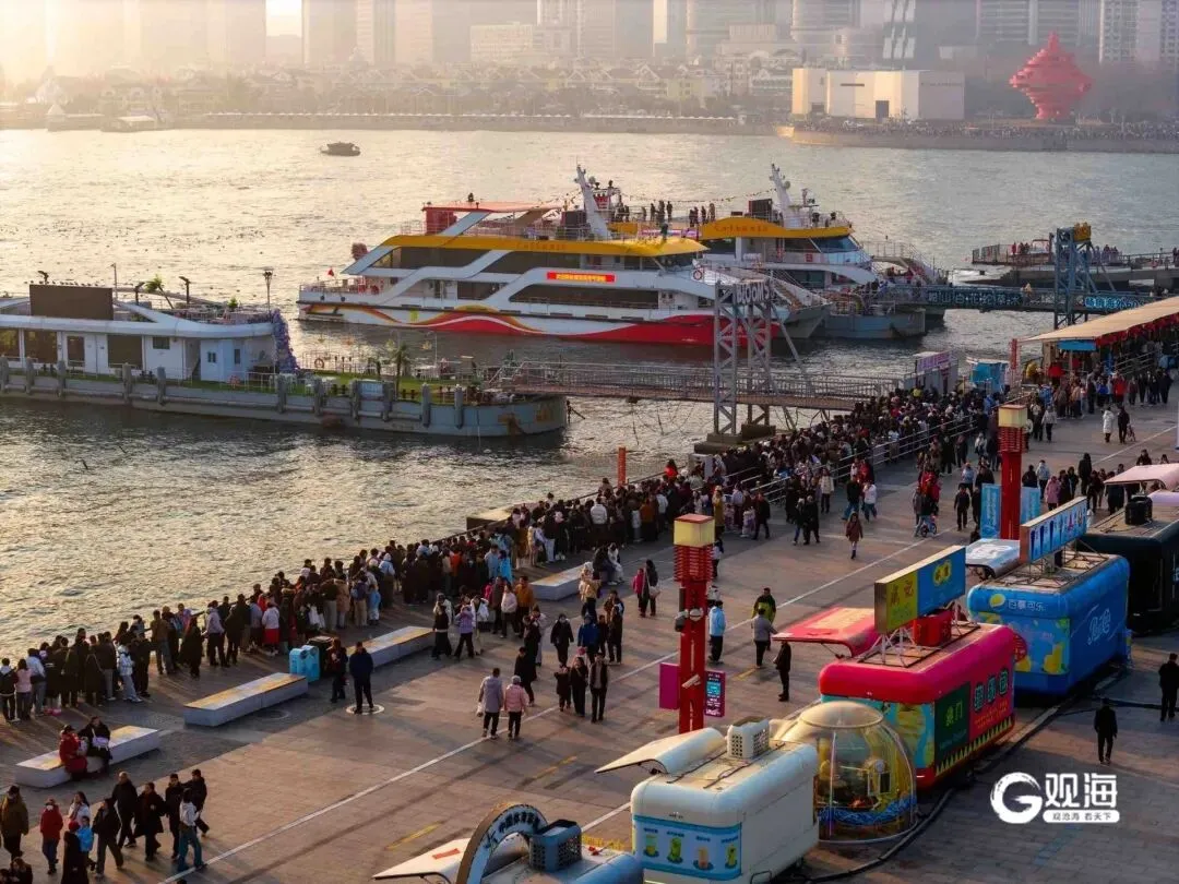 连续三天破纪录,青岛海上旅游持续走热