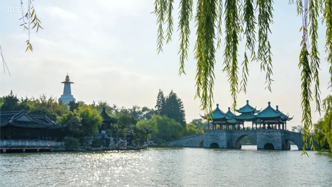 旅游‖带一岁半会走路的娃,瘦西湖一日2万步,他学会了这些字