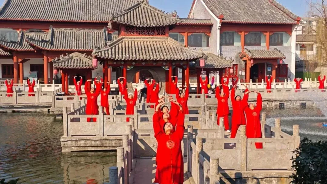 非遗贺春 五禽戏进景区