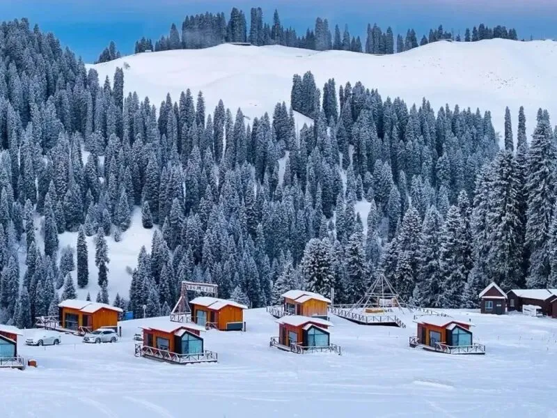 冰雪与年味共舞 库尔德宁春节旅游热潮高涨