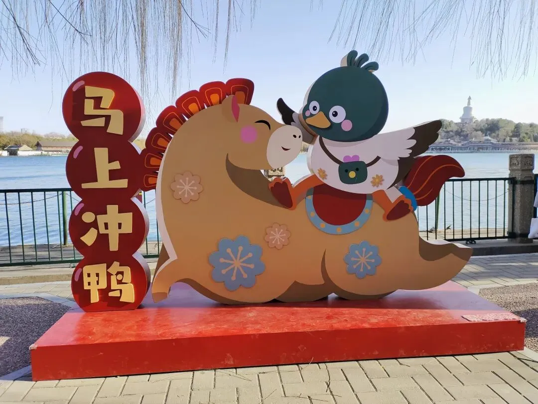 北海公园里的新春花卉展·阐福寺景区,好看