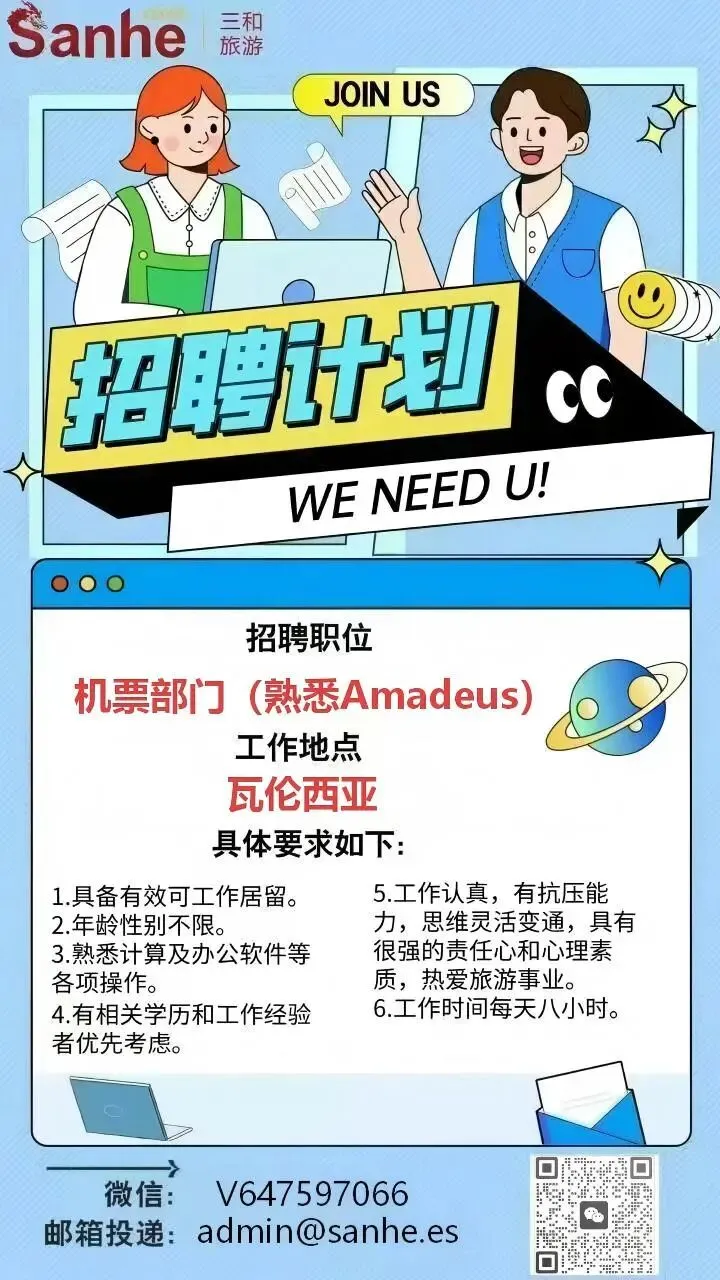 三和旅游招聘啦