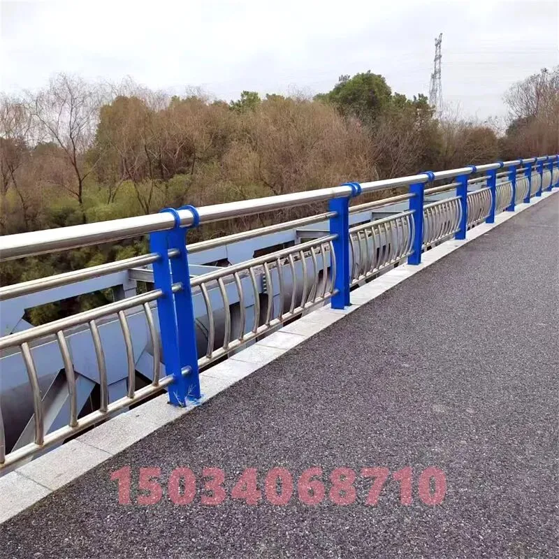 运城桥梁河堤景区不锈钢防护栏杆定制