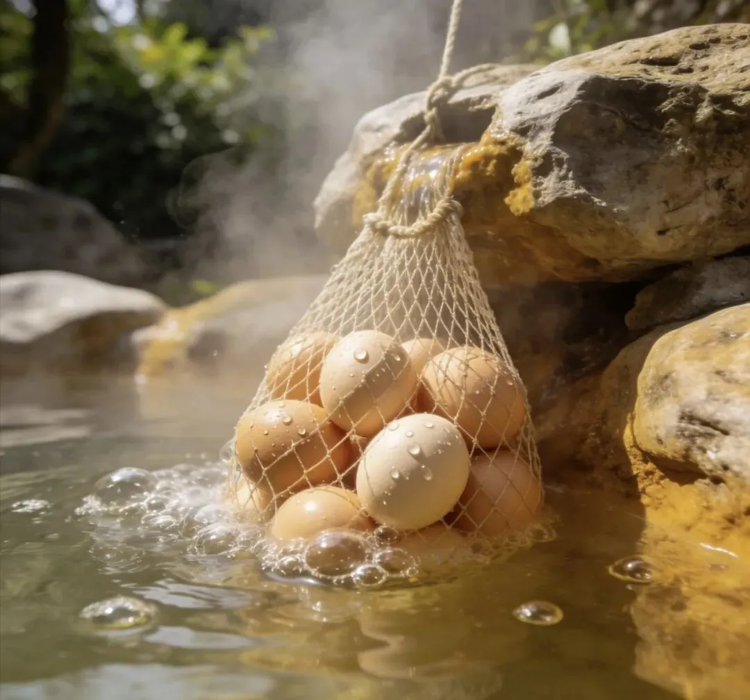 一口滑到心尖|景区温泉蛋+在家0失败做法,治愈所有不开心