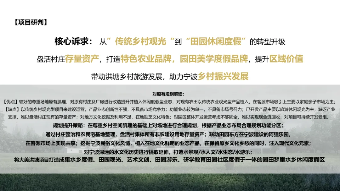 2023宁波水之舟·园田里水乡旅游度假区思路方案