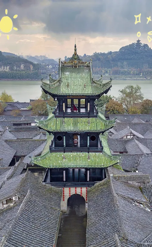 南充著名的旅游景点——阆中古城