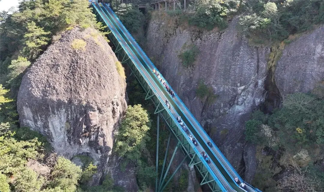 浙江这景区太人性化了,直接安装电梯