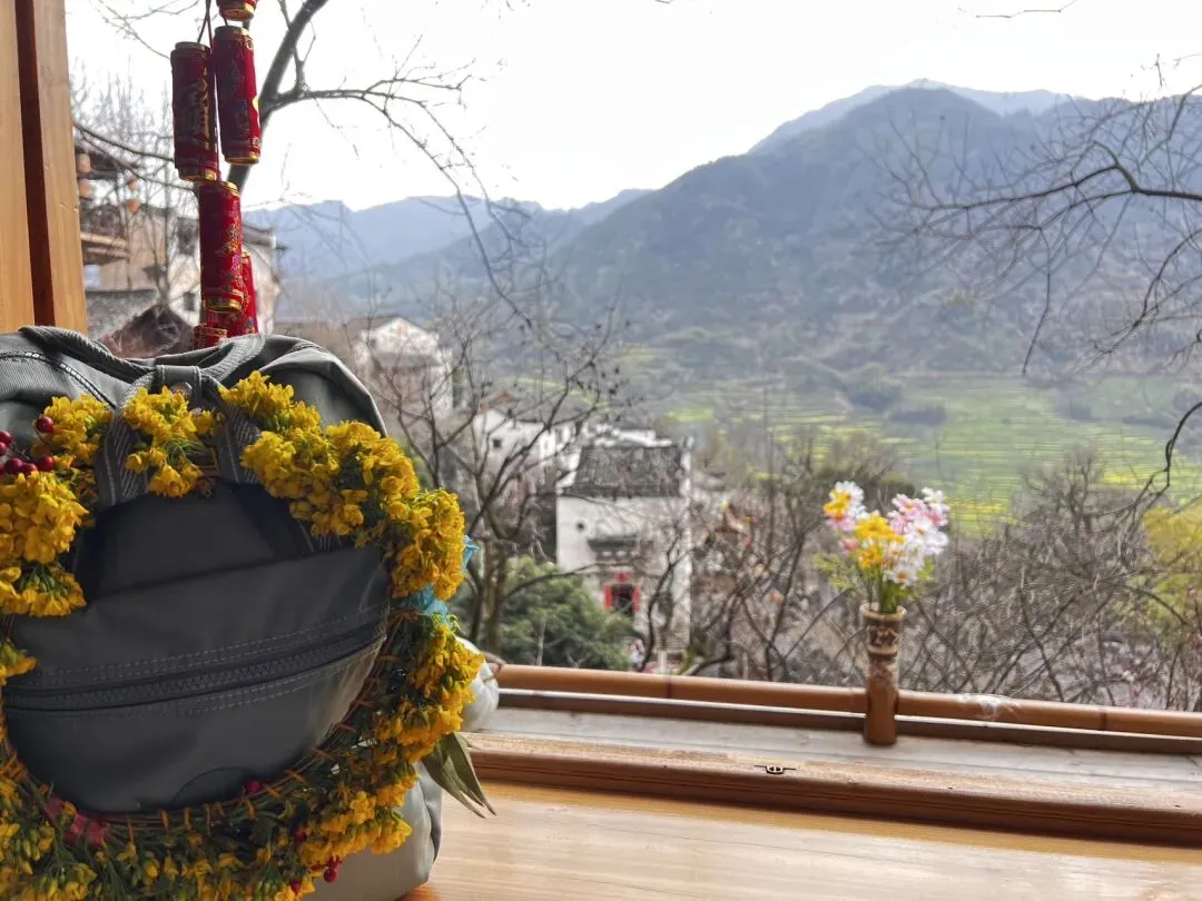 婺源篁岭单程古村索道下山,离开景区,坐大巴到婺源站