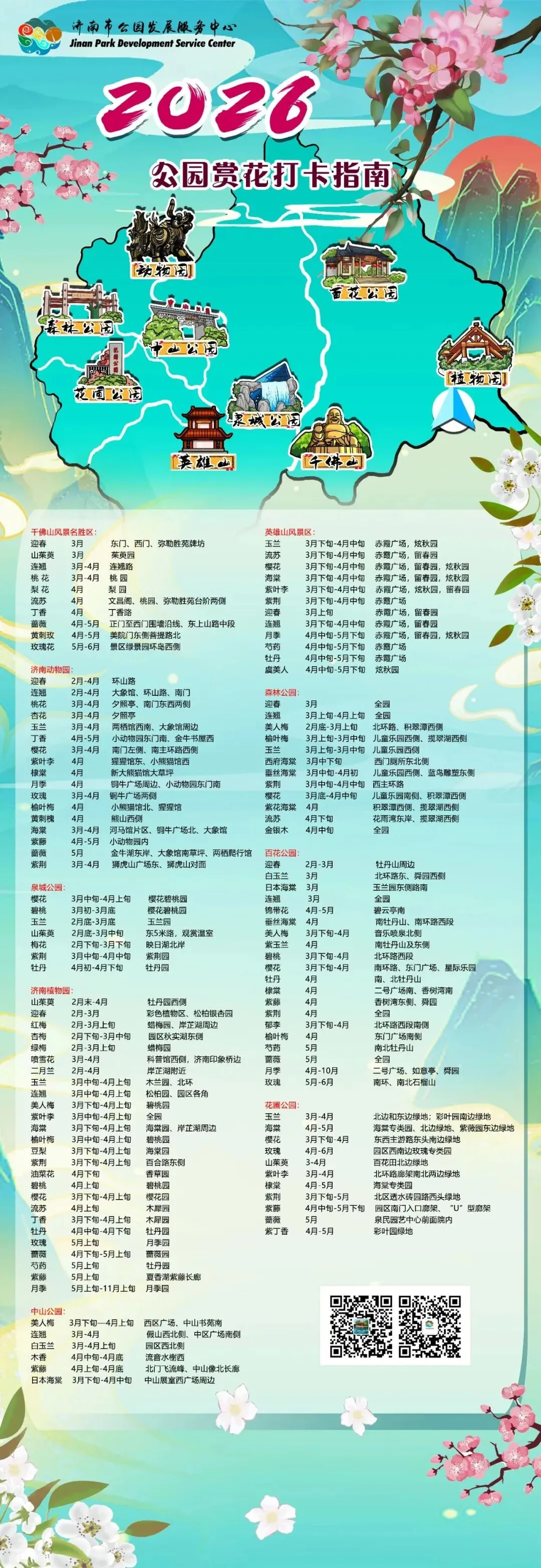 济南9大公园景区,赏花打卡指南来了