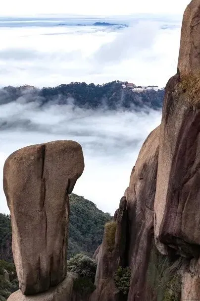 连续晴日,花台景区再现春日云海奇观!