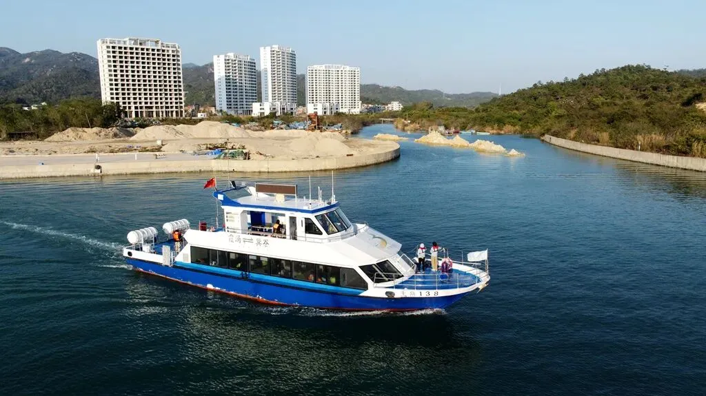 单程约1小时!大亚湾至稔平半岛海上旅游客运航线正式开航