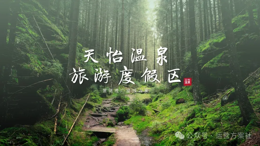 温泉旅游度假区营销推广提报方案【文旅度假】【旅游推广】