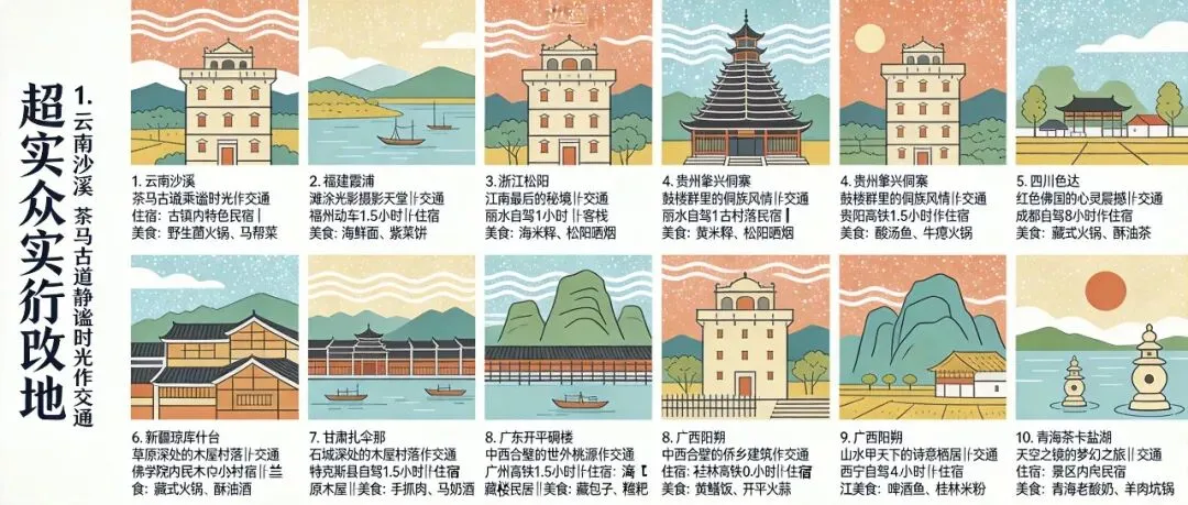 10个小众惊艳旅行地,附超实用攻略