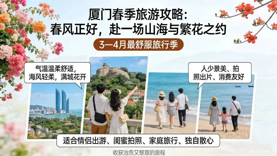 厦门春季旅游攻略:春风正好,赴一场山海与繁花之
