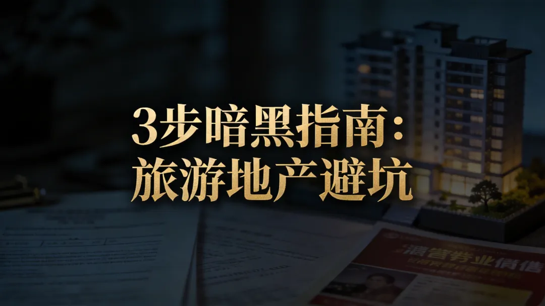 3步暗黑指南:旅游地产避坑