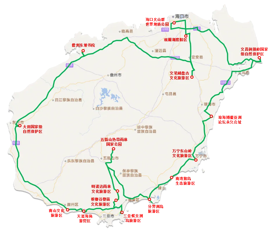 海南自驾游-北方人的冬季候鸟式旅行计划