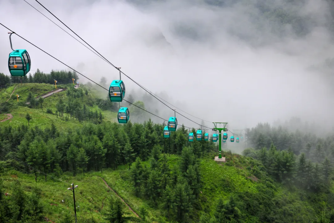 五台山佛母洞索道恢复营业啦!【五台山旅游攻略】