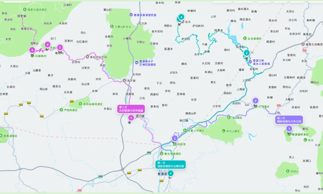 婺源-景德镇春日游 (一)旅行线路