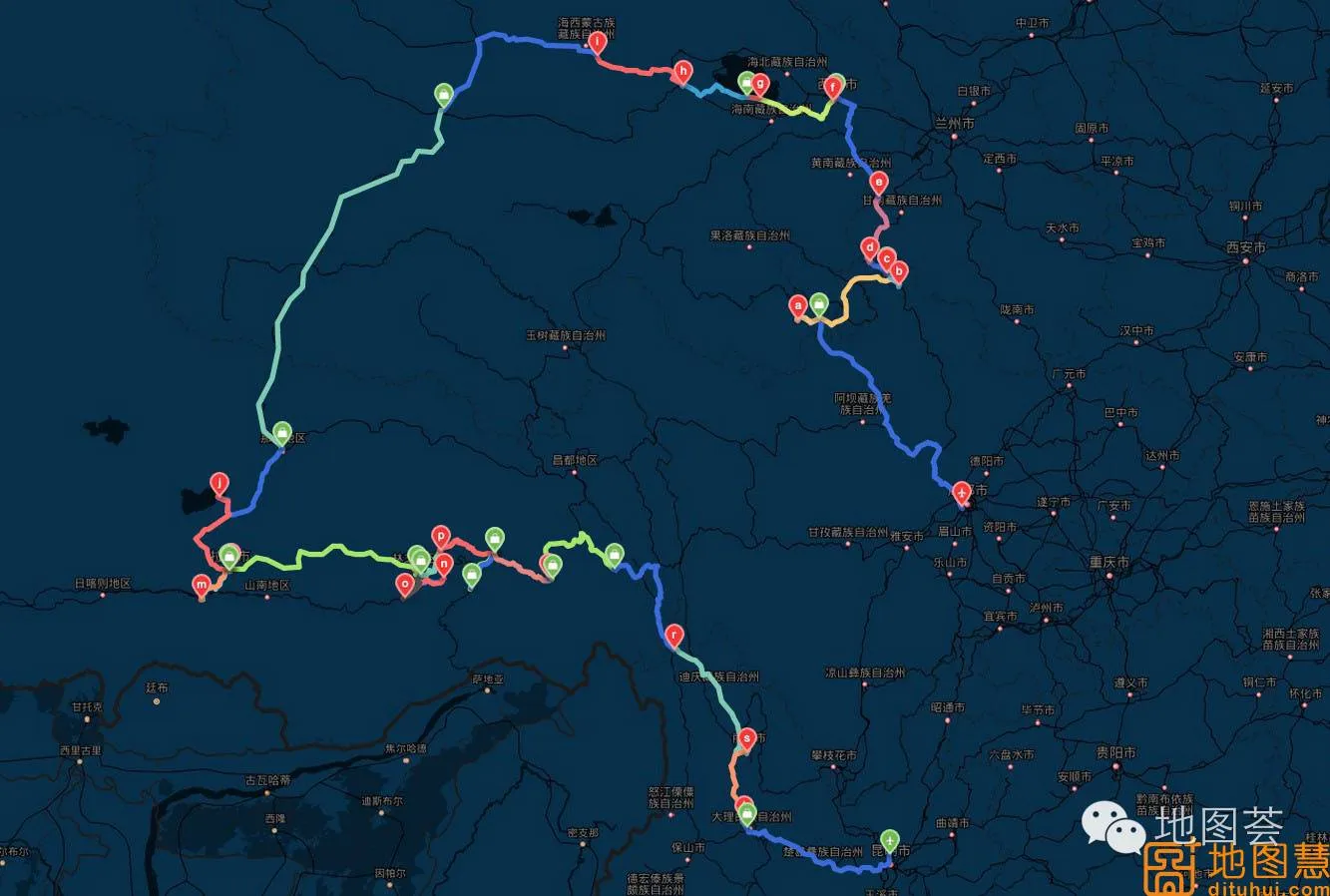 制作旅游路线图/班车路线图,用它分分钟搞定