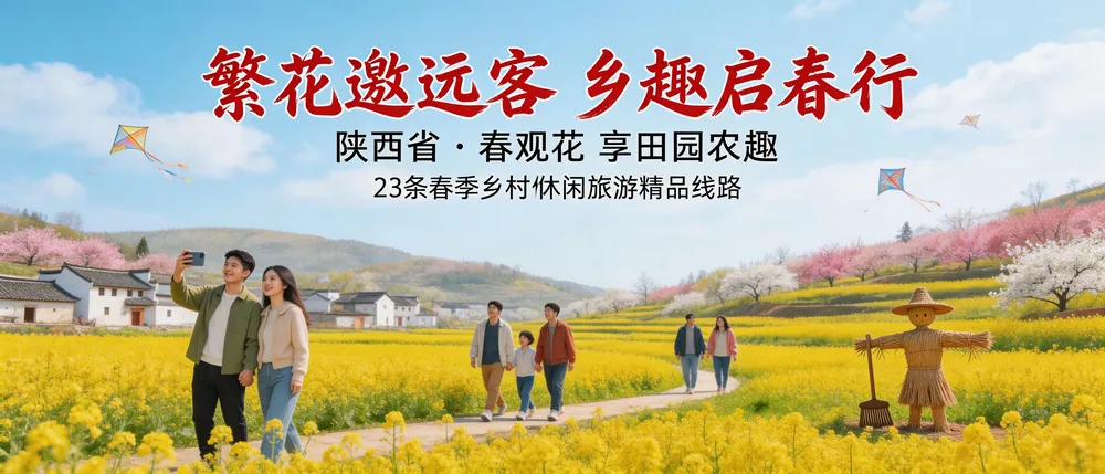 陕西发布23条春季乡村休闲旅游精品线路