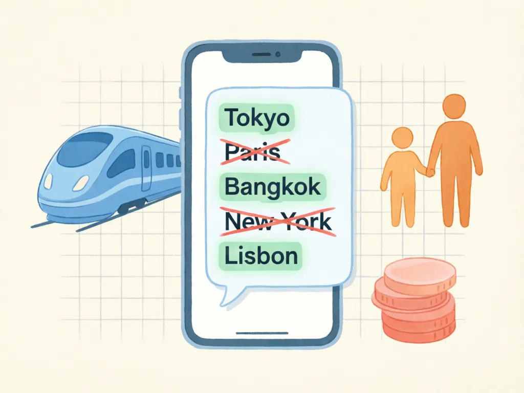 AI帮你做旅行攻略:从选目的地到排行程,一份会「自己长出来」的行程单